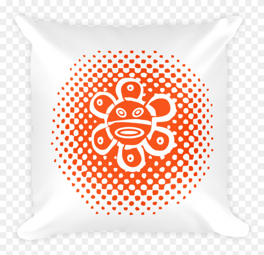 913x882 Square Pillow Sol Tano Pattern Halftone, Cushion, Rug HD PNG Download