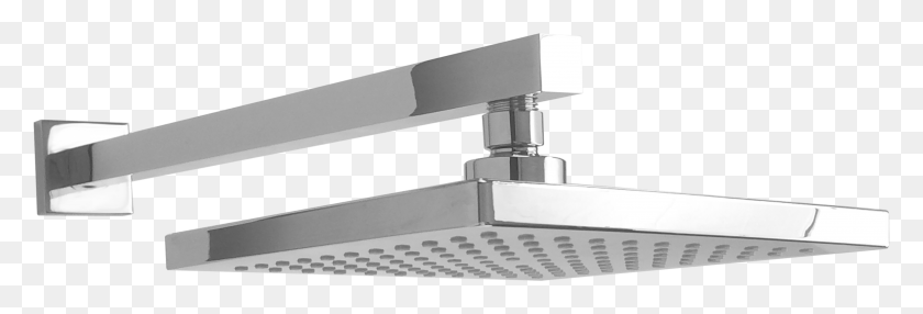 3594x1044 Square Rain Head With Arm And Square Flange Ceiling, Sink Faucet, Appliance, Ceiling Fan HD PNG Download