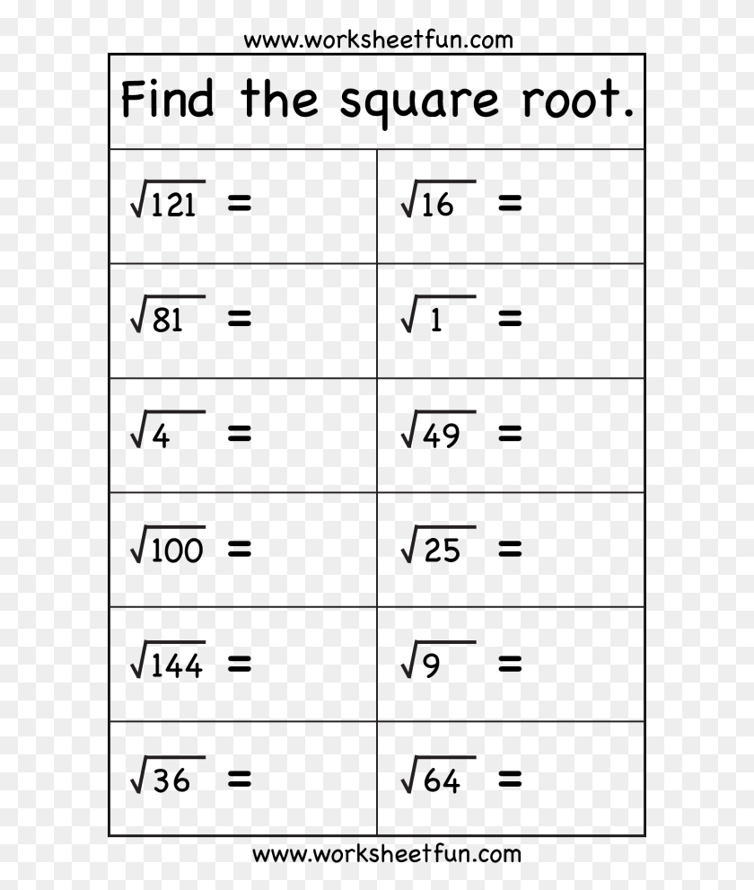 601x931 Square Root Easy Square Root Questions, Furniture, Text, Drawer HD PNG Download
