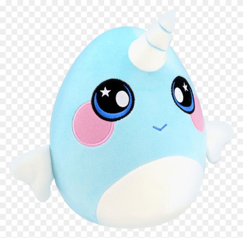 2595x2539 Squeezamals 8 Plush Narwhal HD PNG Download