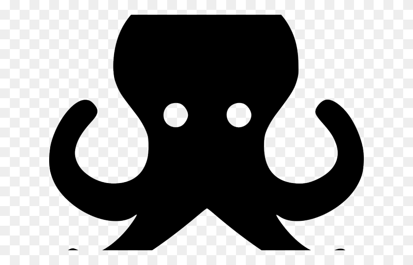 640x480 Squid Clipart Svg Illustration, Stencil, Text HD PNG Download