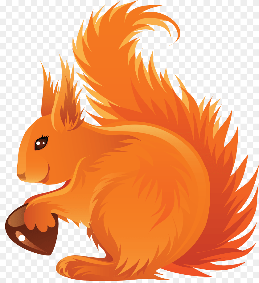 Squirrel, Animal, Mammal, Rodent, Bonfire Clipart PNG