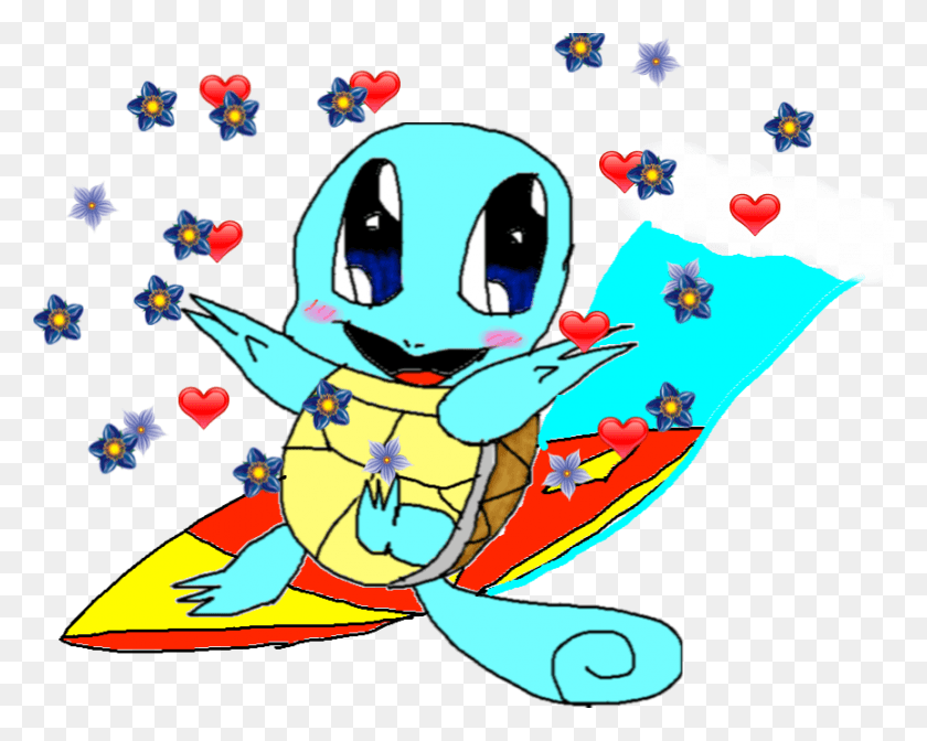 865x679 Squirtle Cartoon, Graphics, Christmas Stocking HD PNG Download