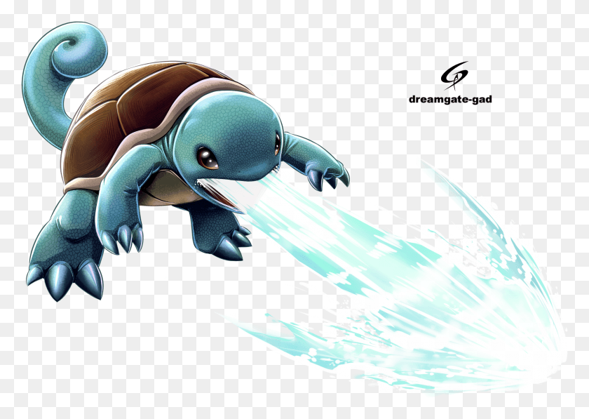 2233x1539 Squirtle Used Water Gun And Bubble, Animal, Graphics HD PNG Download