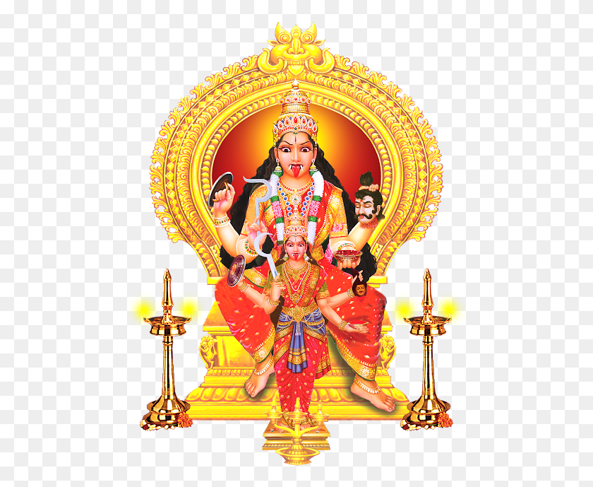 490x629 Sree Bhadrakali Temple Puliyarakonam Vilapil Kerala Tamil God Images, Furniture, Chair, Person HD PNG Download