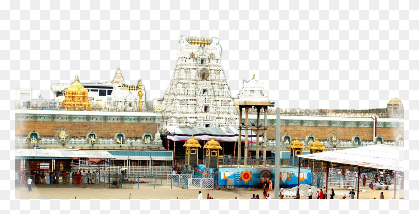 1091x517 Sri Venkateswara Vari D Ewasthanam Tirumala Venkateswara Temple, Person, Architecture, Building HD PNG Download