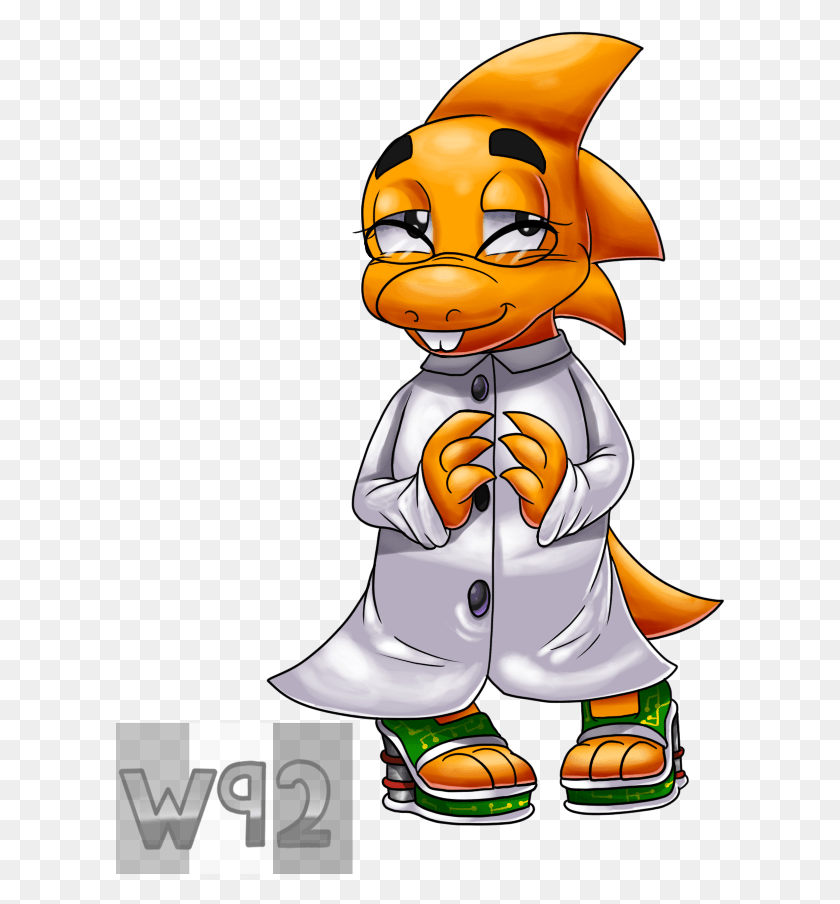 610x844 Ss Alphys Cartoon, Toy, Chef, Hand HD PNG Download