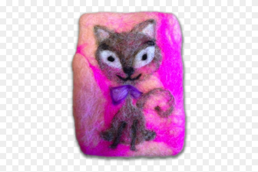 393x502 Ss Kitten Eurasian Red Squirrel, Plush, Toy, Purple HD PNG Download