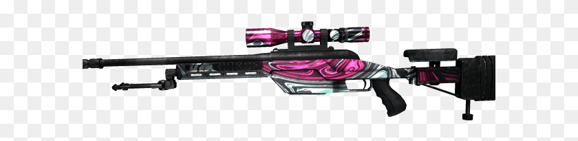 601x145 Ssg 08 Pink Swirl, Gun, Weapon, Weaponry Hd Png Скачать
