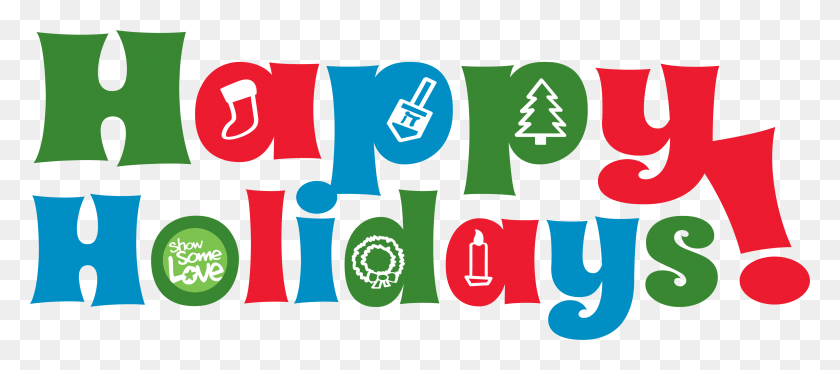3219x1282 Ssl Winter Happy Holidays Happy Holidays Symbols, Text, Alphabet, Symbol HD PNG Download
