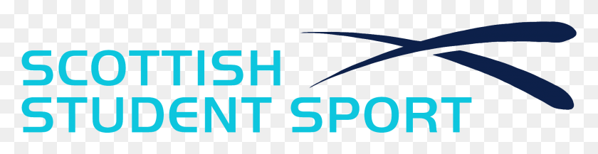 2024x409 Логотип Sss Темно-Синий Swoosh Шотландский Студенческий Спортивный Логотип, Текст, Символ, Товарный Знак Png Скачать