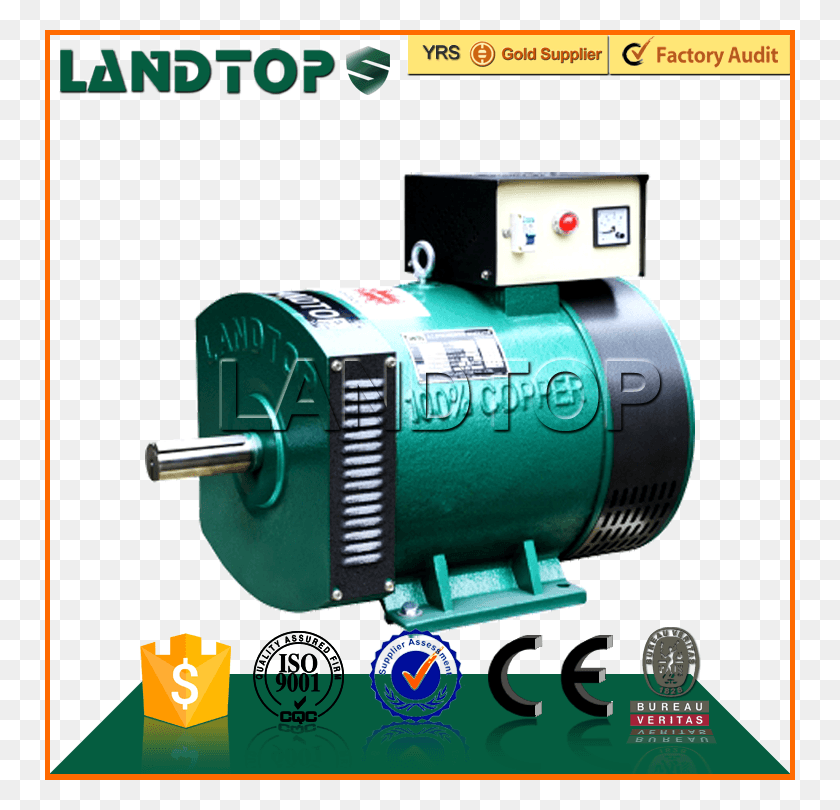 750x750 St 220v Low Rpm Generator Alternator For Sale Landtop Generator, Machine, Motor, Power Drill HD PNG Download