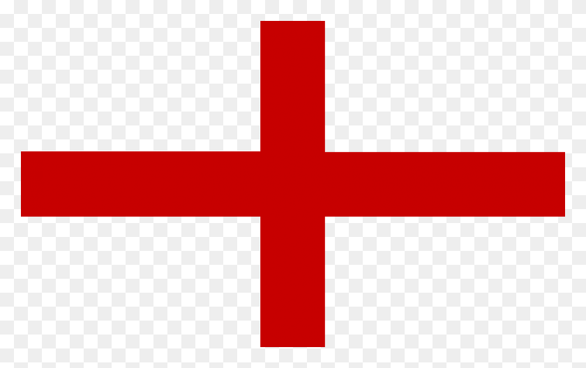 800x480 St George39s Cross England Flag Clipart, Logo, Symbol, Trademark HD PNG Download