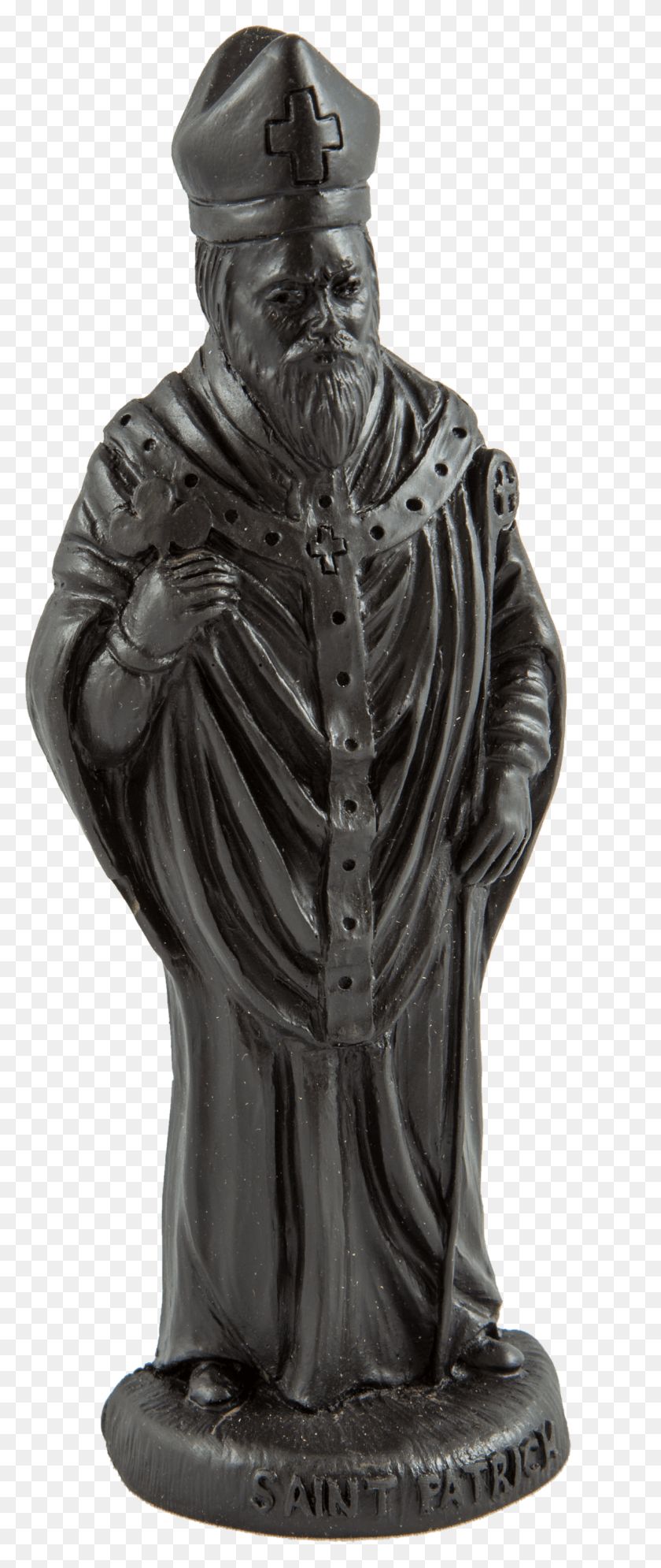 1191x2948 St Patrick Turf Figure Statue, Sculpture, Person HD PNG Download