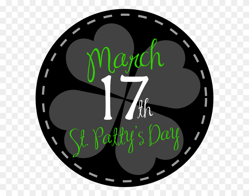 600x600 St Patricks Day Button Black Svg Clip Arts 600 X, Label, Text, Word HD PNG Download