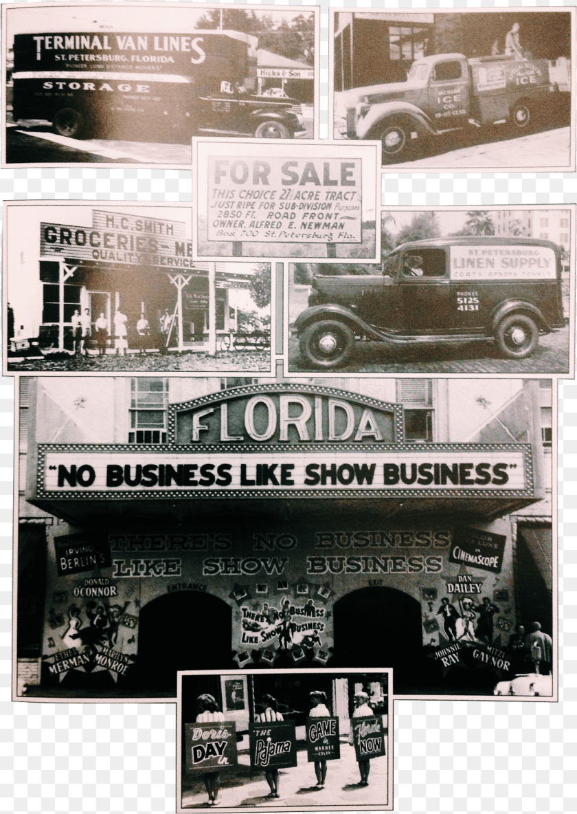 1186x1672 St Petersburg Florida Antique Car, Advertisement, Art, Collage, Poster Transparent PNG