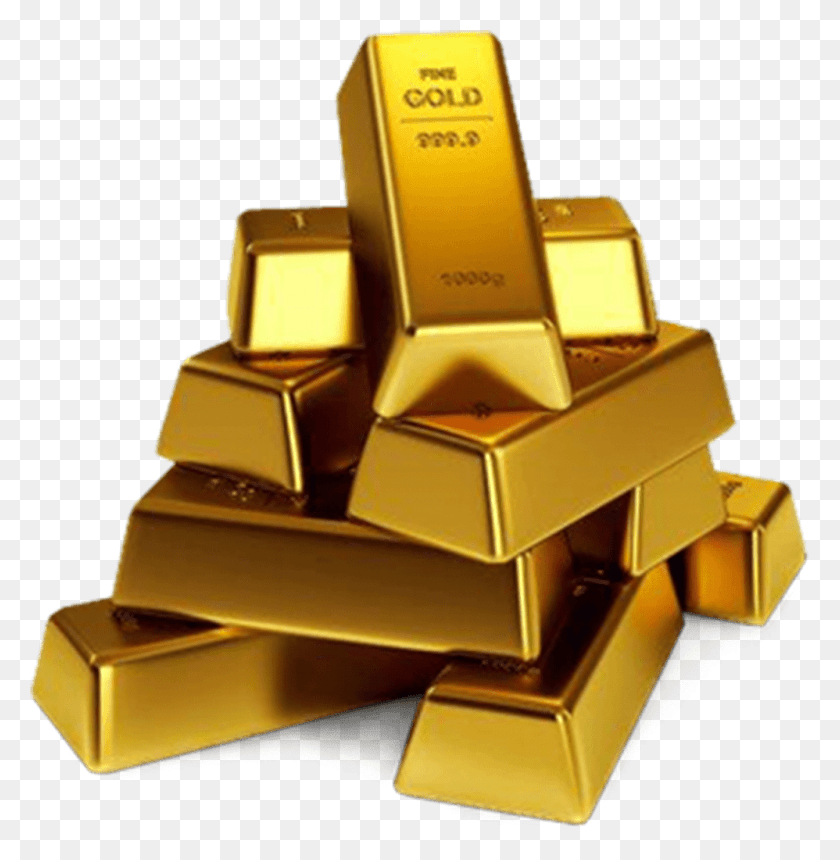 998x1024 Stack Of Gold Bars, Treasure, Toy, Rubix Cube HD PNG Download