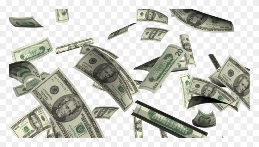 1000x534 Stack Of Money Clipart Make It Rain Money Transparent, Dollar, Wristwatch HD PNG Download