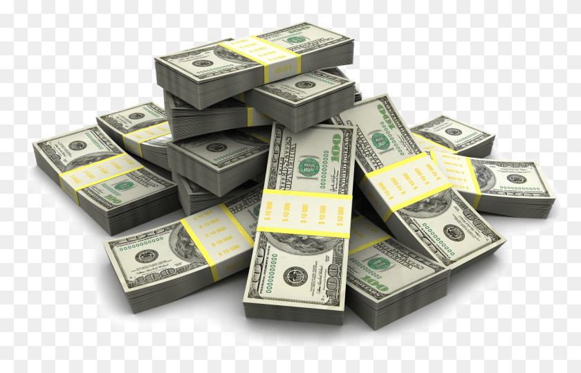 2049x1259 Stack Of Money Pile Of Money Transparent, Dollar HD PNG Download
