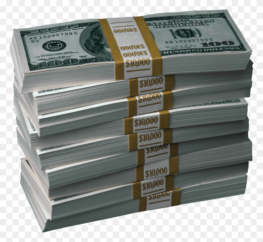 1537x1406 Stack Of Money Stack Of Money Transparent, Box, Cardboard, Dollar HD PNG Download