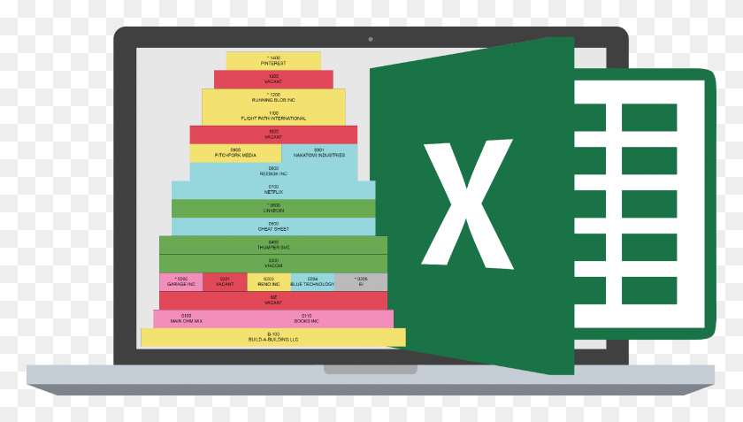 2240x1200 Stack On Laptop With Excel Logo Logo Microsoft Excel, Text, Paper, Computer HD PNG Download
