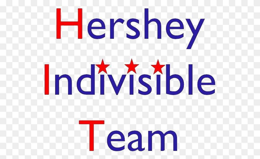 Stacked Red Logo Hershey Indivisible Team, Text Transparent PNG