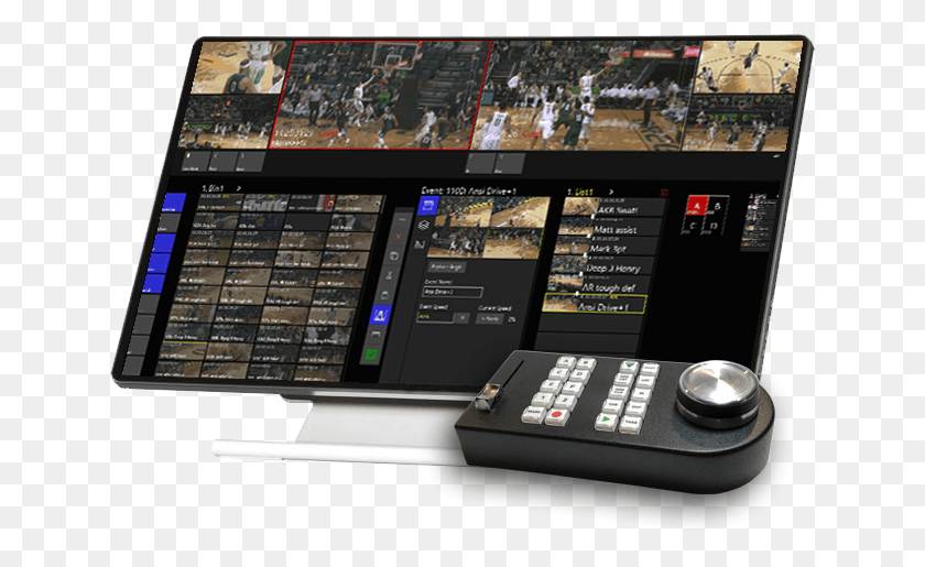 641x455 Stacks Image Envivo Replay, Electronics, Monitor, Screen HD PNG Download