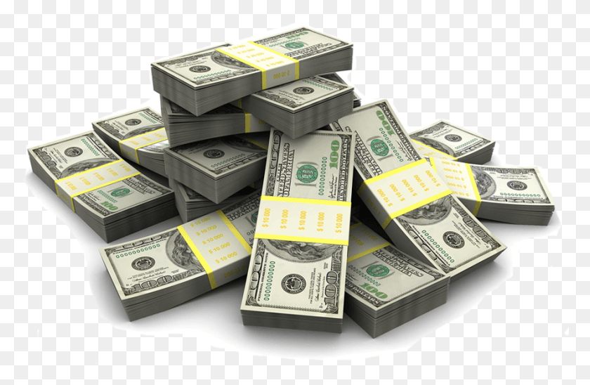 886x555 Stacks Of Money Transparent Money Stacks, Dollar, Box HD PNG Download