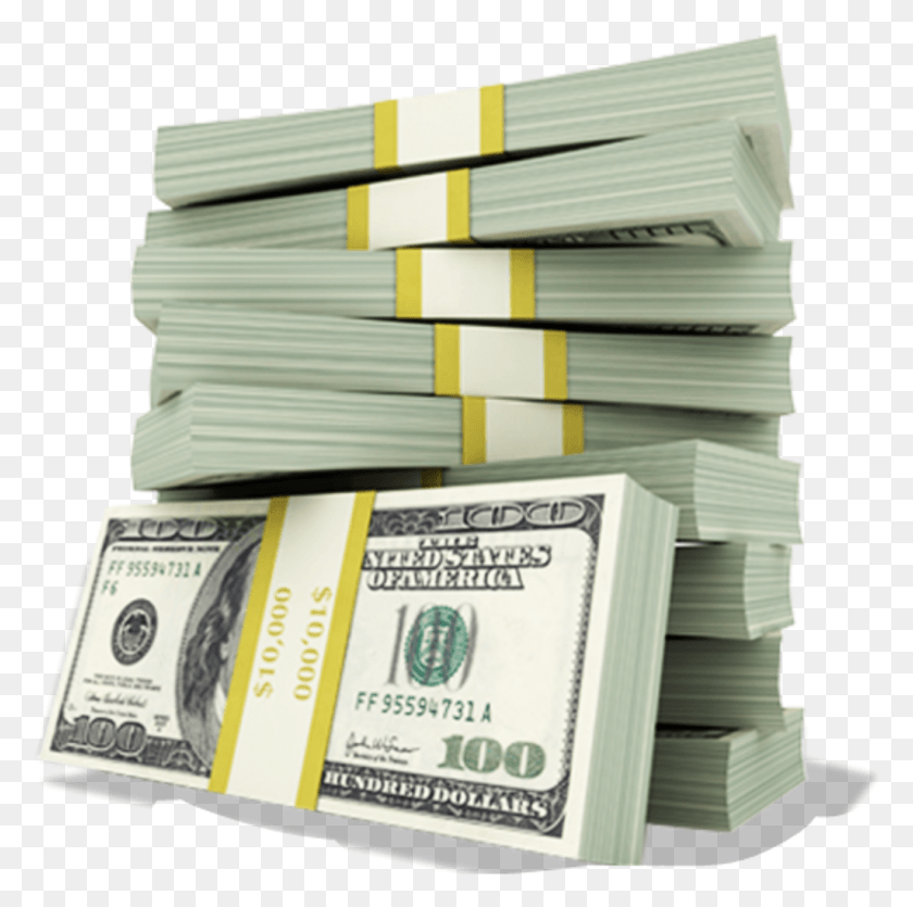1024x1018 Stacks Racks Hundreds Cash Money Stacks Of Money Transparent, Dollar HD PNG Download