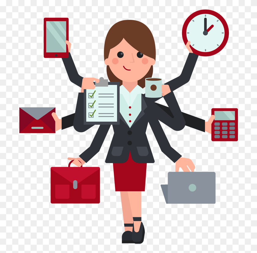 716x767 Staff Clipart Administrative Staff Personal Assistant Cartoon, Performer, Person, Human HD PNG Download