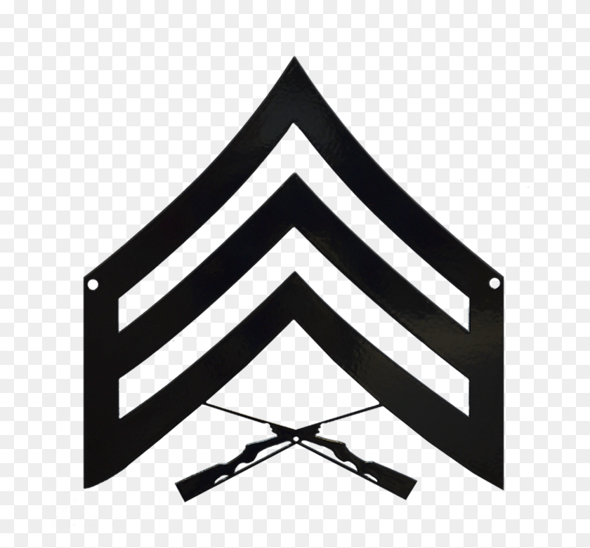 697x721 Staff Sergeant Chevrons, Triangle, Logo, Symbol HD PNG Download