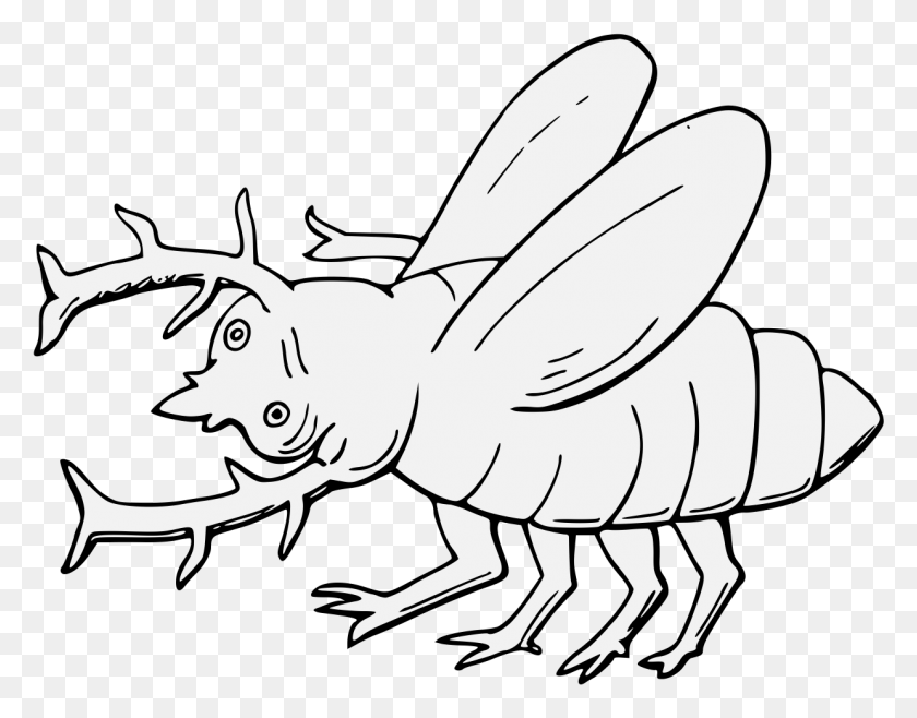 1239x951 Stag Beetle Fesswise Line Art, Animal, Invertebrate, Insect HD PNG Download