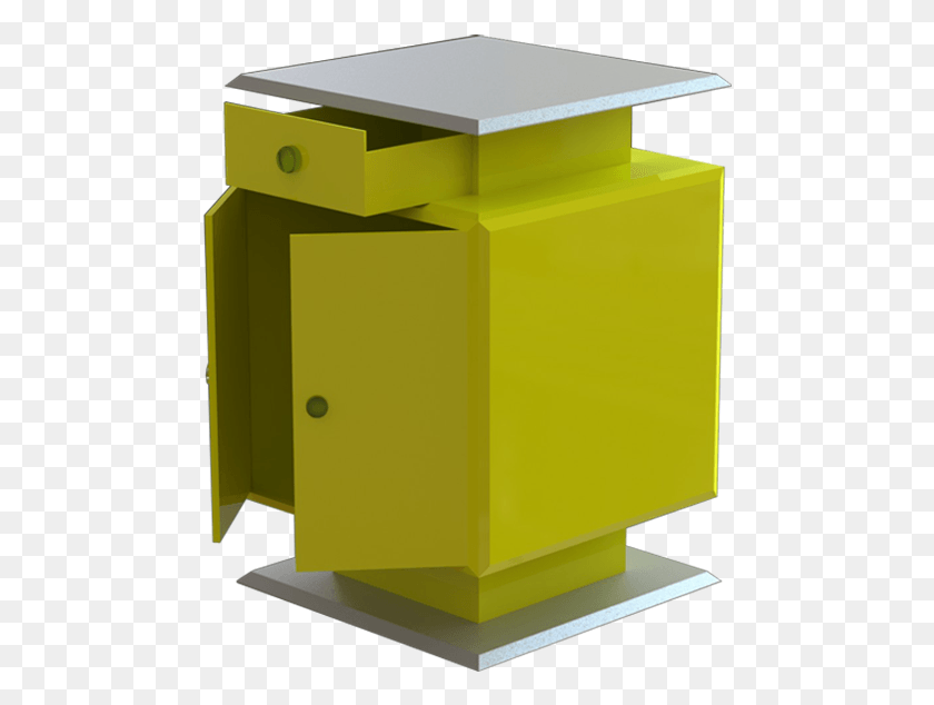 476x574 Stage End Table, Furniture, Box, Tabletop Descargar Hd Png