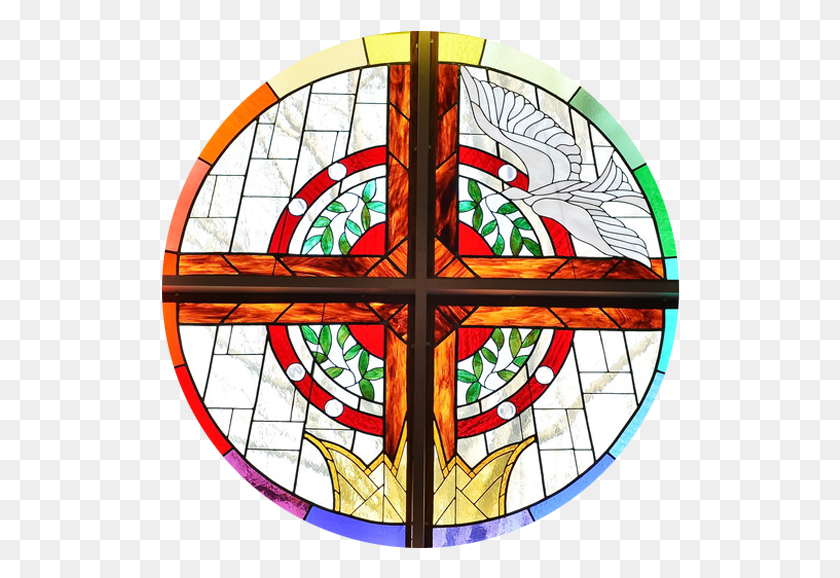 518x518 Stained Glass, Clock Tower, Tower HD PNG Download