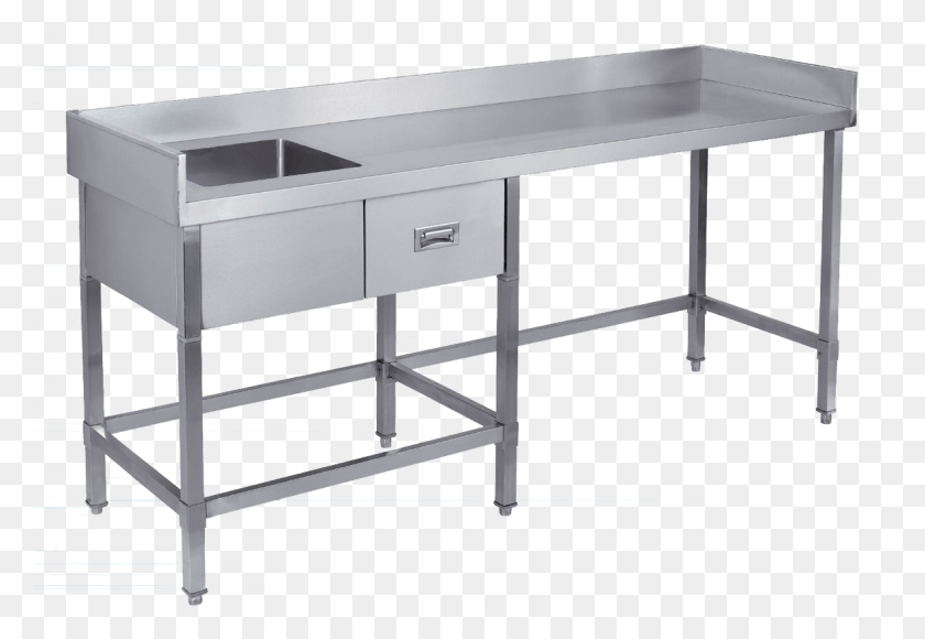 1175x784 Stainless Steel Bar Bench Desk, Furniture, Sideboard, Kitchen Island HD PNG Download