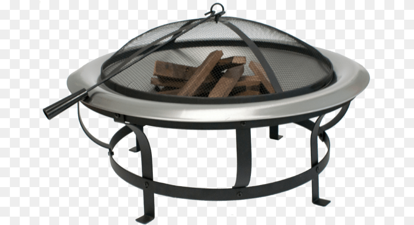 683x457 Stainless Steel Fire Pit Bgassfirebowl Bbq Galore Fire Pit, Coffee Table, Furniture, Table, Trampoline Sticker PNG