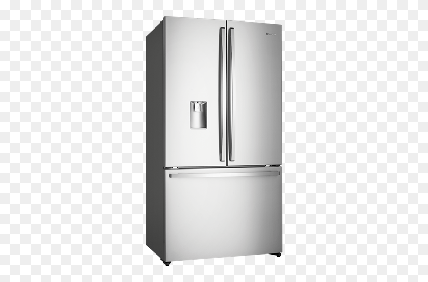 271x494 Stainless Steel French Door Westinghouse Fridge, Refrigerator, Appliance HD PNG Download