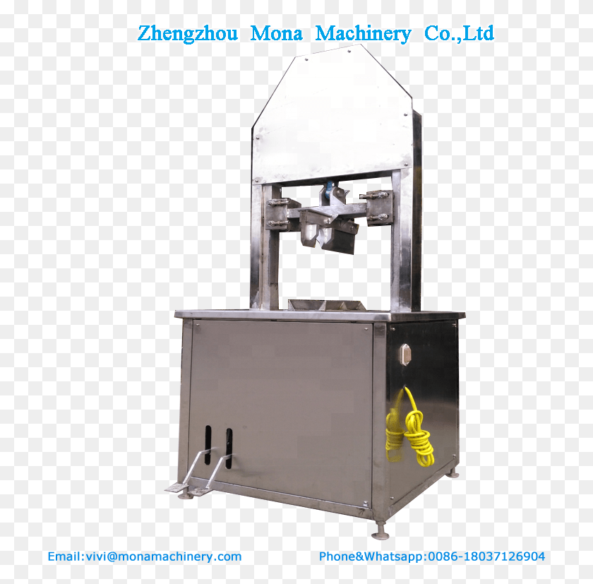 705x767 Stainless Steel Pigcow Head Split Machine Machine, Box, Lathe, Plant HD PNG Download