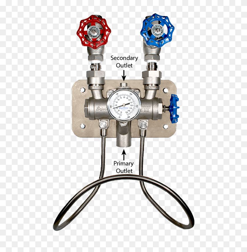 484x796 Stainless Steel Steam Amp Cold Water Mixers Steam And Cold Water Mixing Unit, Machine, Clock Tower, Tower HD PNG Download