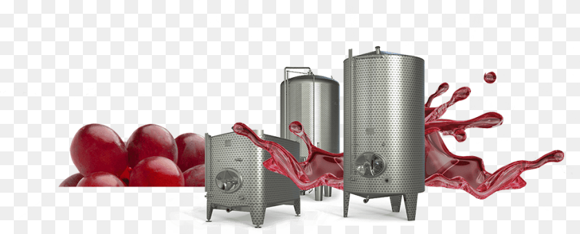 988x400 Stainless Steel Tanks For Every Phase Of The Winemaking Decapoda, Architecture, Building, Factory Transparent PNG