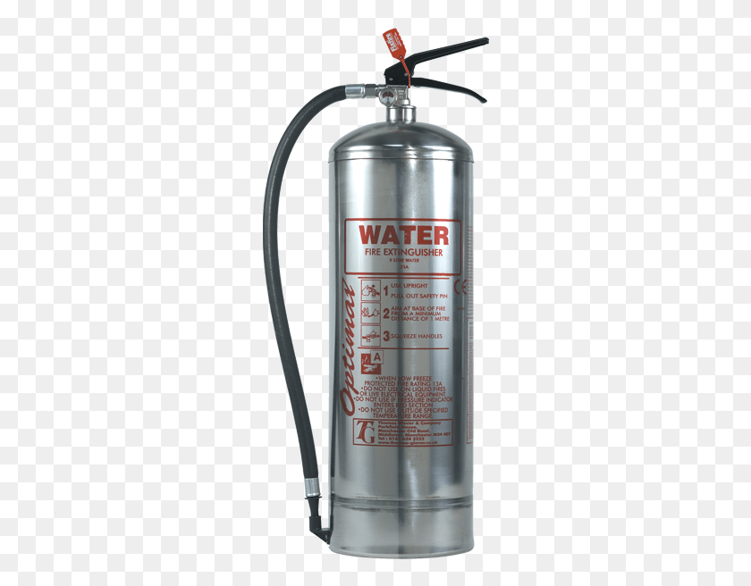 254x596 Stainless Steel Water Extinguisher Water Fire Extinguisher, Shaker, Bottle, Tin HD PNG Download