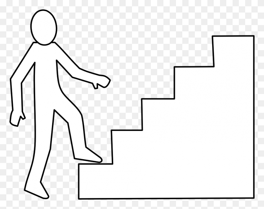 924x720 Staircase Icon, Person, Human HD PNG Download