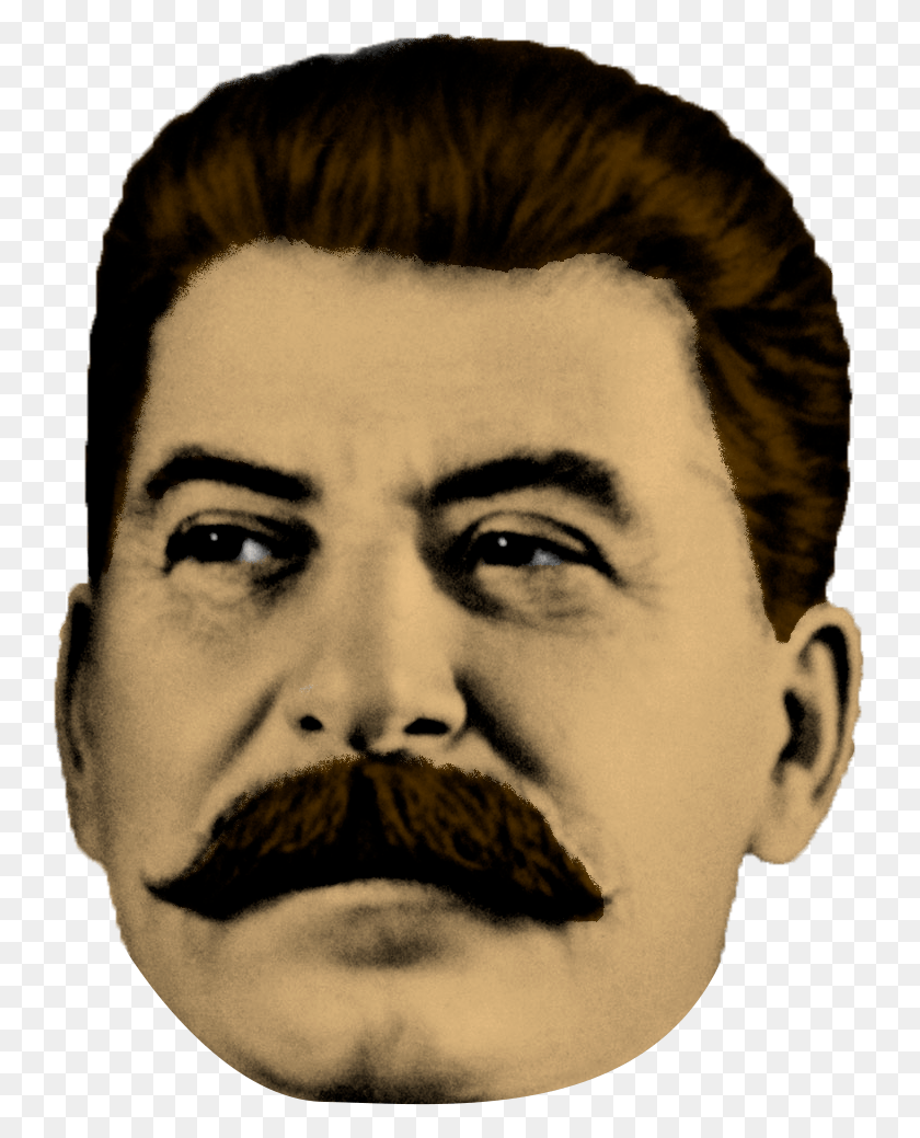 741x979 Stalin Face Joseph Stalin Head, Person, Human, Tattoo HD PNG Download