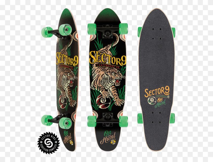 547x580 Stalker Rasta Native Cruiser Скейтборд Louis Pro Sector 9 Ripped, Спорт, Спорт, Тигр Png Скачать