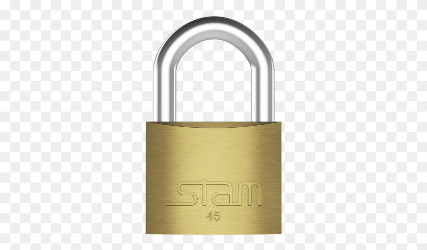 269x433 Stam Cadeado 45mm Padlock, Lock, Combination Lock HD PNG Download