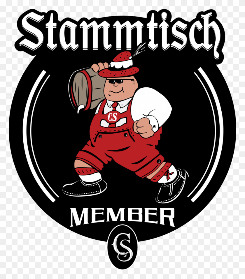 889x1024 Членство В Клубе Stammtisch Теперь Доступно На Логотипе Stammtisch, Человек, Человек, Плакат Hd Png Скачать