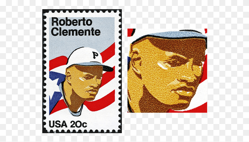 558x421 Stamp Printing United States Roberto Clemente Stamp Postage Stamp, Poster, Advertisement, Rug HD PNG Download