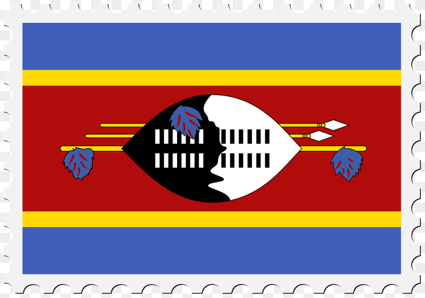 Stamp Swaziland Flag Postage Stamp Clipart PNG