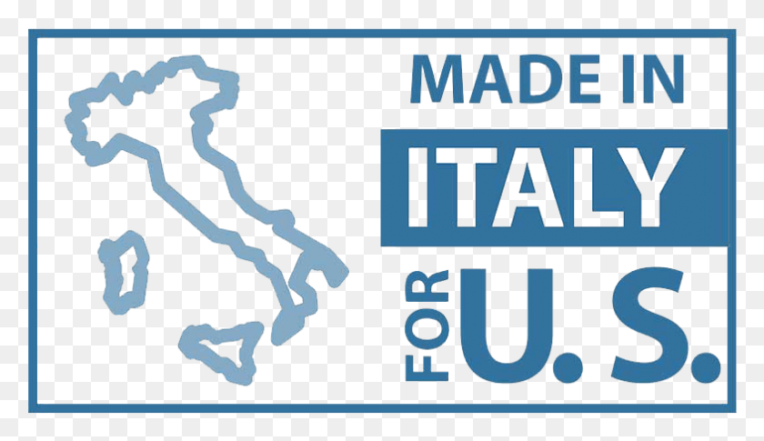 785x428 Descargar Png Sello Con El Mapa De Italia Y El Lema Hecho En Italia Icono, Texto, Cartel, Publicidad Hd Png