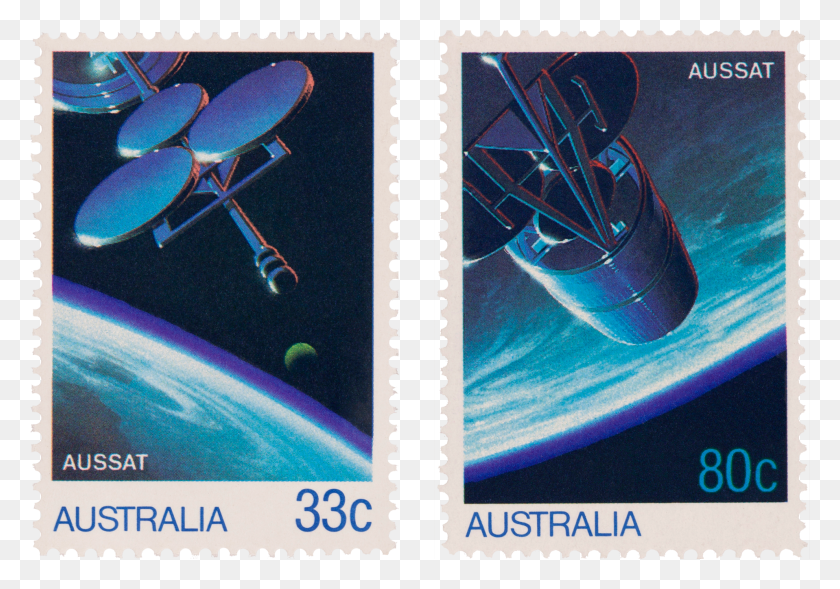 1917x1301 Sellos En La Emisión De Sellos Aussat De 1986, Sellos Espaciales, Australia Hd Png